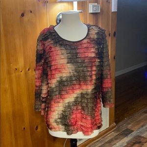 Ladies 3/4 sleeve top